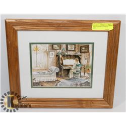 14 X 12 COUNTRY CHARM FRAMED PRINT