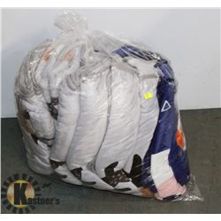 BAG OF BABY BLANKETS