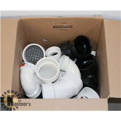 BOX OF PLUMBING ELBOWS