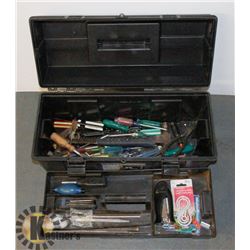 PLASTIC TOOL BOX WITH TOOLS