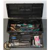 Image 1 : PLASTIC TOOL BOX WITH TOOLS