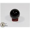 Image 1 : #53-NATURAL BLACK OBSIDIAN HEALING SPHERE BALL