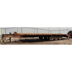 TRAILTECH 25' TRIAXLE FLAT DECK PINTLE TOW