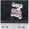 Image 1 : SWAROVSKI CRYSTAL TEDDY BEAR WITH HEART