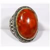 Image 1 : LAPIDARY STONE 925 SILVER RING, INTRICATE DESIGN