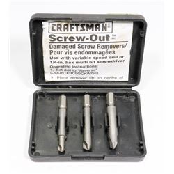 CRAFTSMAN 3 PC SCREW OUT KIT