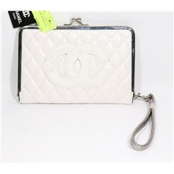 CHANEL WHITE REPLICA WALLET