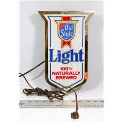 1982 HEILEMANS LIGHTUP BEER SIGN, WORKING.