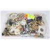 Image 1 : LARGE BAG OF VINTAGE JEWELLERY AND COINS