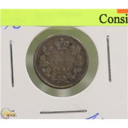 KEY DATE 1894 QUEEN VICTORIA 5 CENT