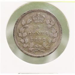 1892 QUEEN VICTORIA  5 CENT