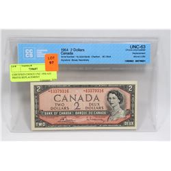 CERTIFIED CHOICE UNC 1954 A/G PREFIX REPLACEMENT