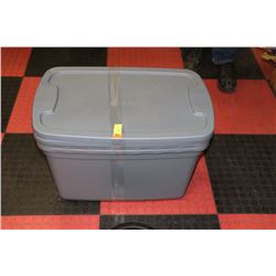 LOT OF 3 STORAGE TOTES