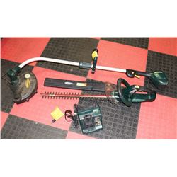 YARD WORKS HEDGE AND WEED EATER, NO BATTERY