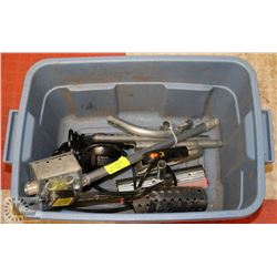 LOT OF ASSORTED INCLUDING ELECTRICAL CONDUIT,