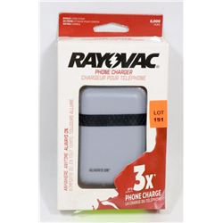 RAYOVAC PHONE CHARGER
