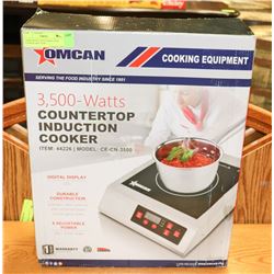 3500W HEAVY DUTY INDUCTION COOKER 240V, NEW