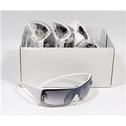 BOX OF WHITE SUNGLASSES
