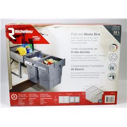 NEW KITCHEN SOLUTIONS PULL OUT WASTE BINS.