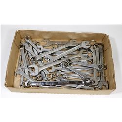 APPROX 35 COMBINATION WRENCHES VARIOUS SIZES