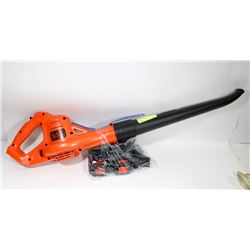 BLACK AND DECKER 20V MAX LITHIUM ION SWEEPER.