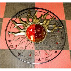 LARGE SUN WALL HANGING.