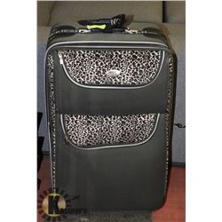 AMERICANA SUITCASE LEOPARD TRIM