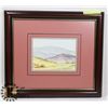 Image 1 : ESTATE WATERCOLOR SIGNED HECKENBERRY.