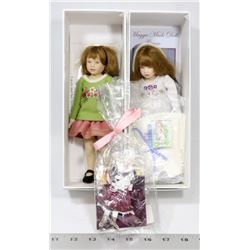 LOT OF 2 MAGGIE MADE DOLLS - 2009 "LACEY" &