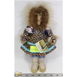 1980S ESKIMO DOLL "UYOE" BY OTALITE QUARANTEE MADE