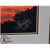 Image 2 : SIGNED MATTED SUNSET PRINT.