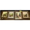 Image 1 : SET OF 4 ESTATE OIL ON CANVAS SIGNED FRIEDL,