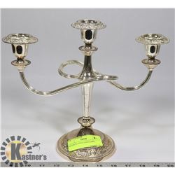 SILVER PLATED CANDLEABRA.