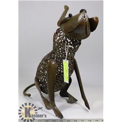 METAL DECORATIVE DOG 15" TALL