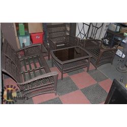 6 PC OUTDOOR WICKER SET