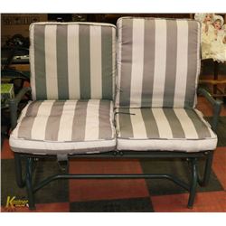 OUTDOOR 2 SEATER SLIDER ROCKER.