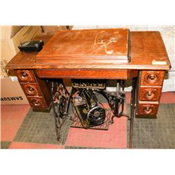 ANTIQUE SEWING CABINET ONLY