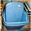 Image 1 : 2 RUBBERMAID & 2 STERLITE TUBS WITH LIDS.