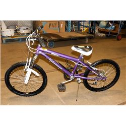 NAKAMURA 6 SPEED BIKE 20" TIRES PURPLE.