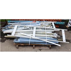 PALLET OF METAL SHELVING