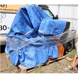 PALLET OF COUNTERTOPS , TOOL BOXS ETC.