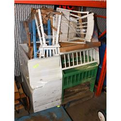 PALLET OF CHILDRENS / DOLL FURNITURE