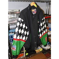 INTERSTATE LEATHER RACING/NFL JACKET XXL