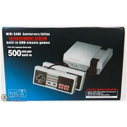 NEW 500 BUILT IN GAMES ENTERTAINMENT SYSTEM