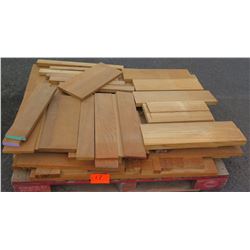 Teak Bundle, 100 Total Board Ft, 1" & 2" x 4' Ave Per Piece