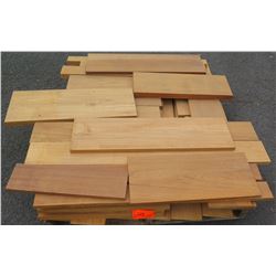 Teak Bundle, Approx. 18 Total Board Ft, 1" Tongue & Groove, 5 1/4" Face, 65 Linear Ft.