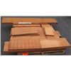 Image 1 : Sapele Bundle, 80 Total Board Ft, 1" & 2" x 4' Ave Per Piece