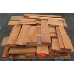 Wood Bundle, Approx. 240 Total Board Ft, 1" & 2" x 4' Ave Per Piece