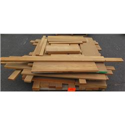 Teak Bundle, 170 Total Board Ft, 1" & 2" x 4' Ave Per Piece