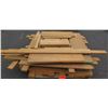 Image 1 : Teak Bundle, 170 Total Board Ft, 1" & 2" x 4' Ave Per Piece